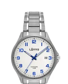 Titánové pánske hodinky so zafírovým sklom Lavvu LWM0150, Titanium Lille Hammer White