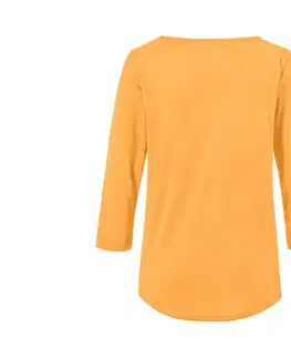 Funkčné tričko s 3/4 rukávmi, oranžové