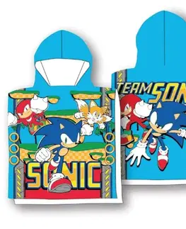 Detské bavlnené pončo Sonic 55x110cm Faro Tiahome
