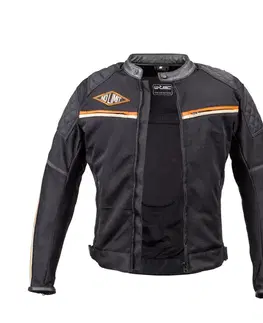 W-TEC 2Stripe čierno-béžovo-oranžová II - XL