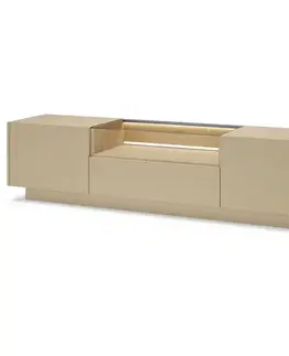 TV stolík Hiro Cocoa E 176 2d1s cocoa