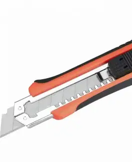EXTOL PREMIUM Nôž univerzálny olamovací 18mm, kov/plast, autostop