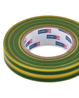 Emos Izolačná páska PVC 15mm / 10m zelenožltá 2001151050