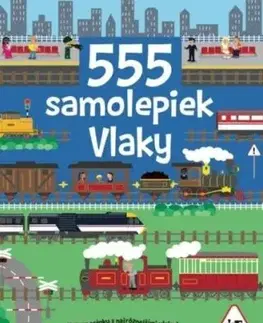 555 samolepiek - Vlaky