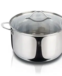 BERLINGER HAUS - Hrniec nerez a sklenená pokrievka 24cm/6l