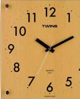 Twins hodiny na stenu 292 natur 30cm