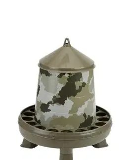 Kinekus Krmítko pre hydinu plastové, 4kg, na nožičkách, KAMUFLÁŽ, dekor GAUN