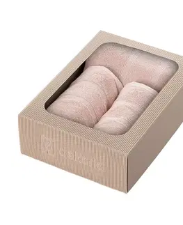 Dekoria Súprava uterákov Magnus 3ks ružová, 50 x 90 / 70 x 140 cm