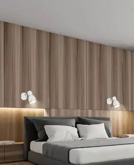 Nástenná lampa 1xE14 biela+chróm FIDO