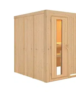 Interiérová fínska sauna 231x196 cm Lanitplast