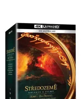Kolekce Středozemě: prodloužená a kinová verze 15BD (UHD)