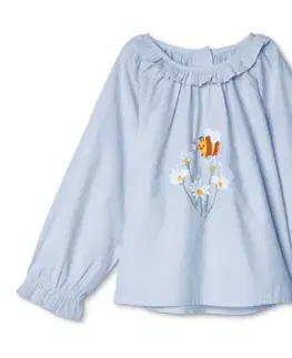 Detská blúzka z materiálu chambray