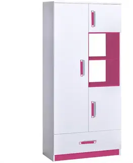 Regál NR-3 Trafiko 90 ružové