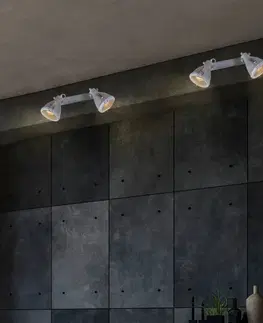 Nástenná lampa Crodo E14 sivá