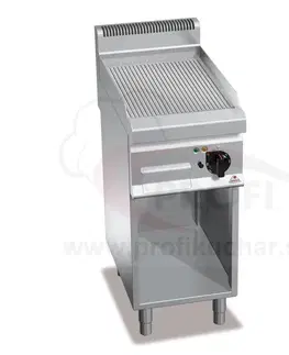 BERTO´S  E-grilovacia platňa BERTO´S ryhovaná 4,8 kW