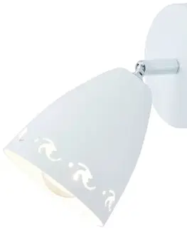 Nástenná lampa coty e14 biela matná