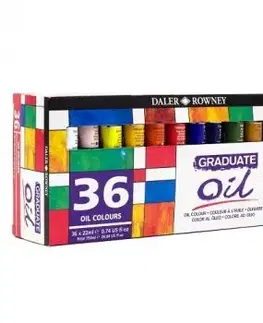 D&R Graduate sada olejových farieb 36x22 ml