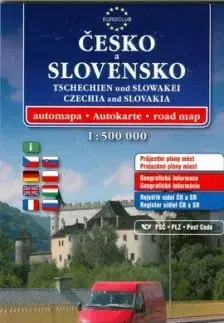 Česko a Slovensko automapa 1:500 000