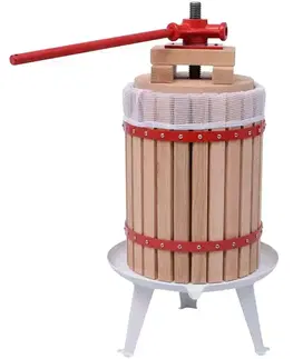Ručný lis na ovocie s rúškom, 12 l, 12 l