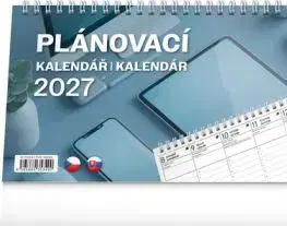 NOTIQUE Stolový kalendár Plánovací CZ/SK 2027, 25 x 12,5 cm