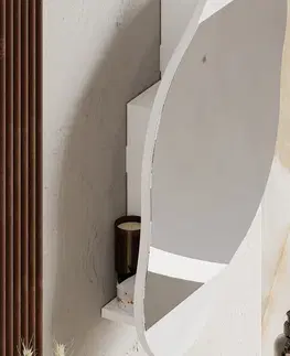 Kúpeľňová skrinka Cloud Storage Bathroom Wall Mirror - White
