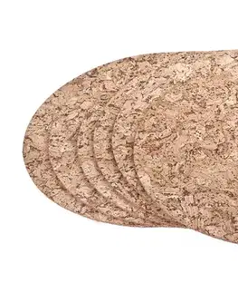 MAKRO - Podložka korok kruh 20cm, balenie 6ks
