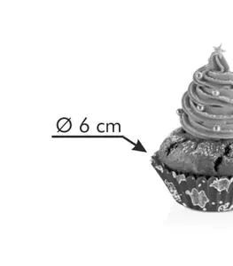Tescoma cukrárske košíčky DELÍCIA ø 6 cm, 60 ks, vianočné