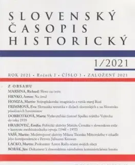 Slovenský časopis historický 1/2021