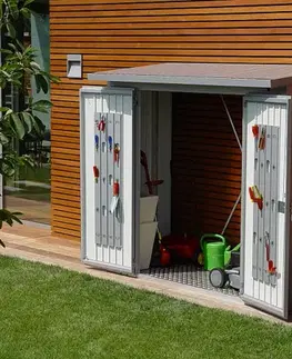Biohort Drevník BIOHORT Woodstock 300,7 x 102 x 199 cm (tmavo šedá metalíza)