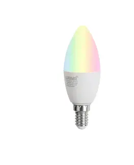 Stmievateľná LED žiarovka E14 C37 Opal 4,9 W 470 lm 2700-6500 K