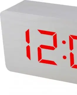 Digitálny LED budík MPM s dátumom a teplomerom C02.3565.00 RED,