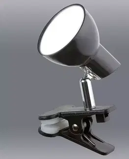 Lampa s klipom LED Noah 1478 čierna 5W LB