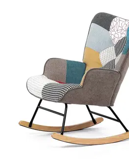 Hojdacie kreslo PW2, patchwork