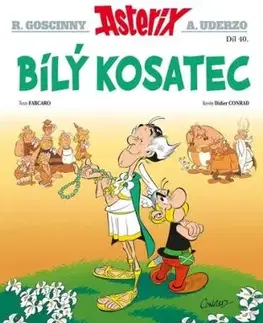 Asterix 40 - Bílý kosatec - René Goscinny, Michal Lázňovský, Albert Uderzo