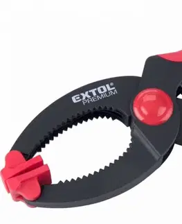 EXTOL PREMIUM Svorka račňová plastová, 8"/244mm, nylón