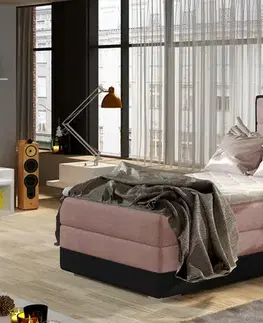 Luxusná posteľ BONAMI ružová pravá