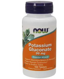 Now Potassium Gluconate, 99 mg, 100 tablet