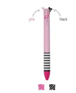 Legami Dvojfarebné guľôčkové pero Miss Flamingo EXTRAORDINARY STATIONERY