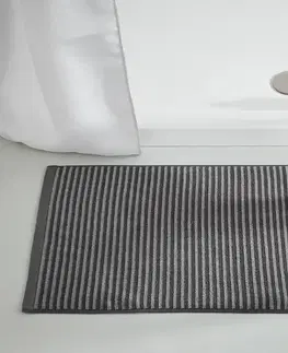 Kvalitná predložka pred sprchovací kút, antracitová