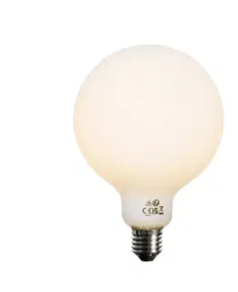 Sada 5 ks E27 3-stupňová stmievateľná LED žiarovka opálová G125 4W 450lm 2700K