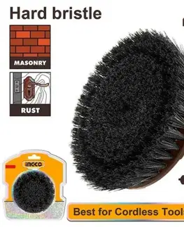 INGCO Kefa na rotačné čistenie tvrdá 10cm pre uťahovačky INGCO