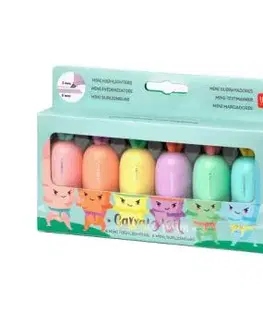 Legami Sada mini zvýrazňovačov Carrate team Carrot 6 ks EXTRAORDINARY STATIONERY