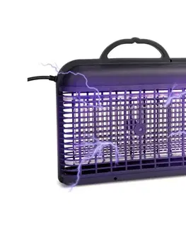  LED Elektrický lapač hmyzu UV/2W/230V čierna 55620BK