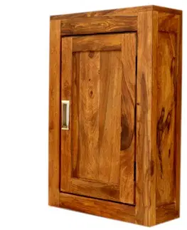 Nástenná skrinka do kúpeľne 40x60x15 Nela indický masív palisander