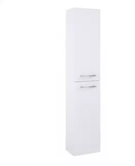 Vysoká skrinka Boa Vista New 30 2D biela