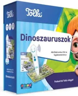 Dinoszauruszok - interaktív hangoskönyv szettben Tolki