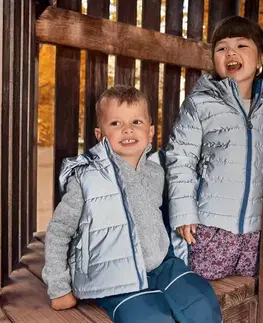 Reflexná detská prešívaná vesta