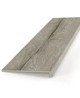 Schodový nášľap / profil TOPSTEP Flex Dub sivý 1200 × 340 × 11 mm