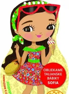 Obliekame talianske bábiky SOFIA – Maľovanky - Julie Camel