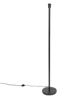 Moderná stojaca lampa čierna bez tienidla 149 cm - Simplo
